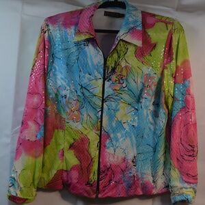 Piccadilly Sequinned Jacket Sz M